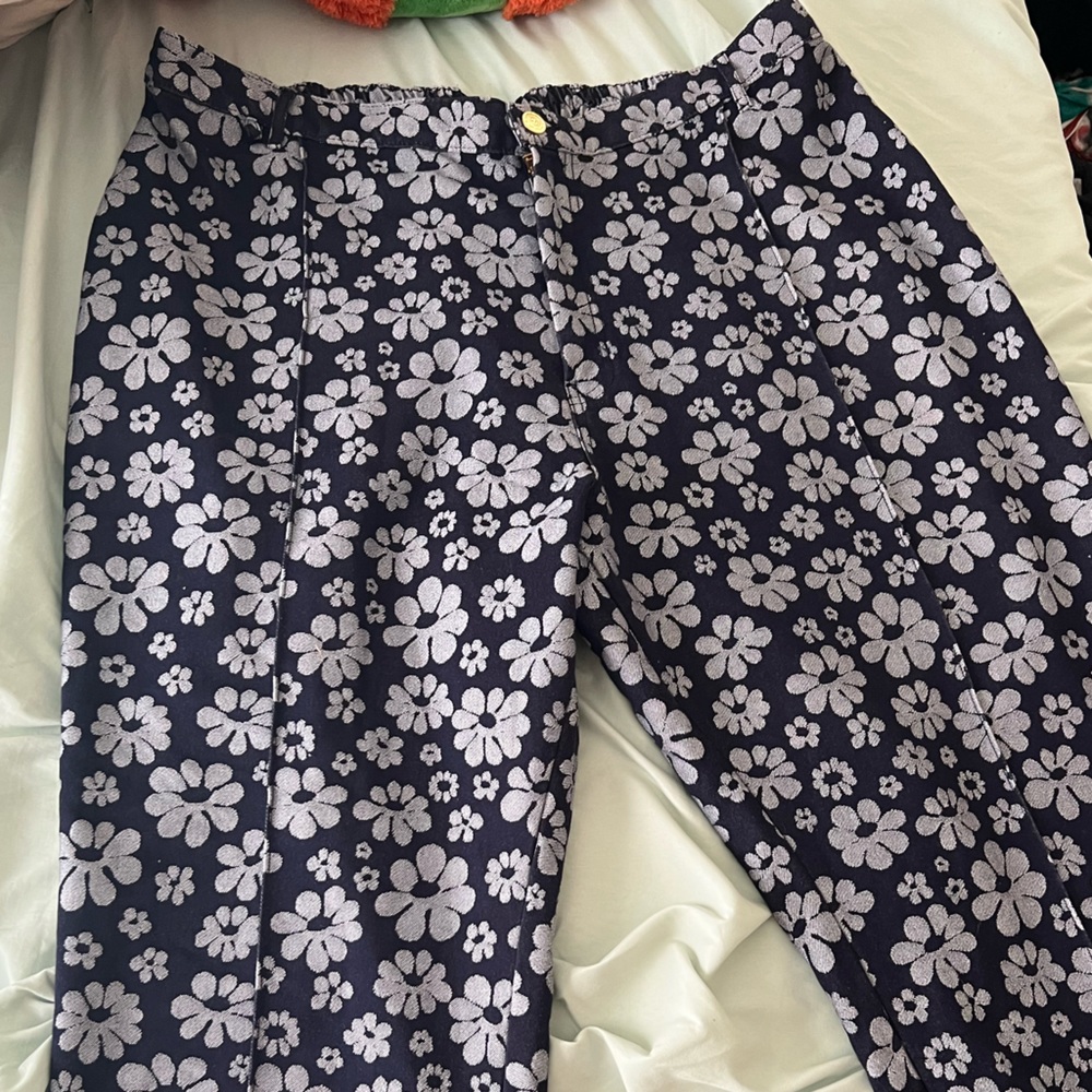 Big Bud Press Navy Jacquard Western Pants